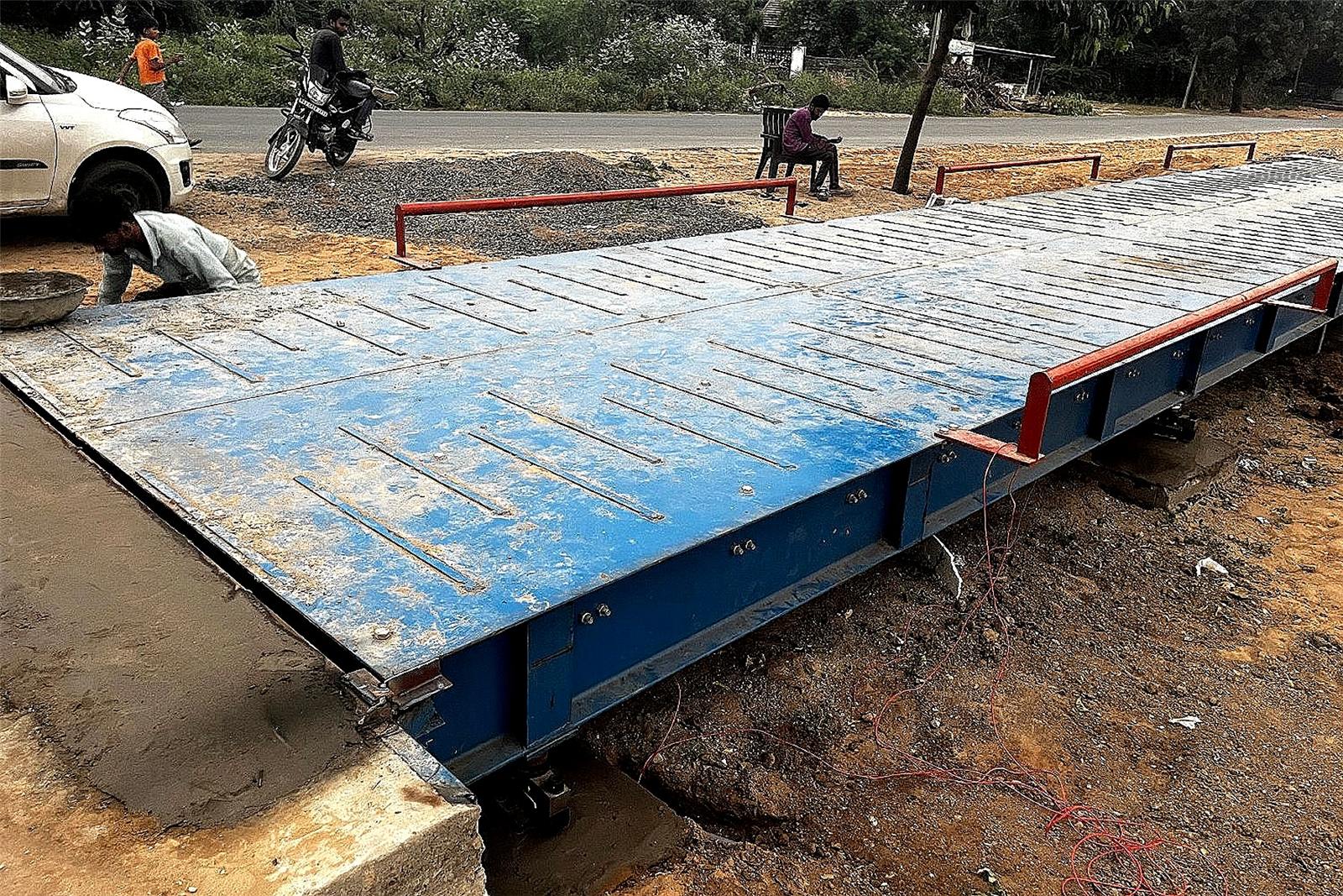 Portable, mobile and movable weighbridges