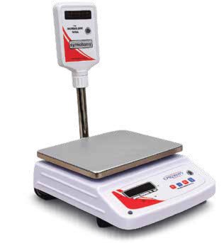 Table-top weighing scale